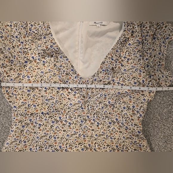 Madewell 100% Silk, Lined, Summer Dress - Picture 7 of 8